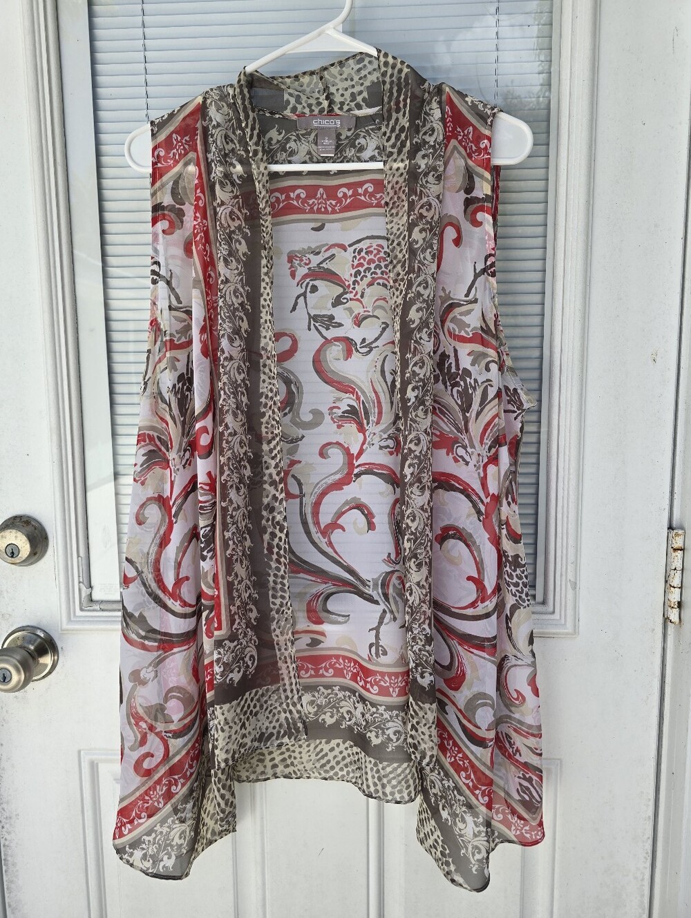 Chicos Floral Shawl
